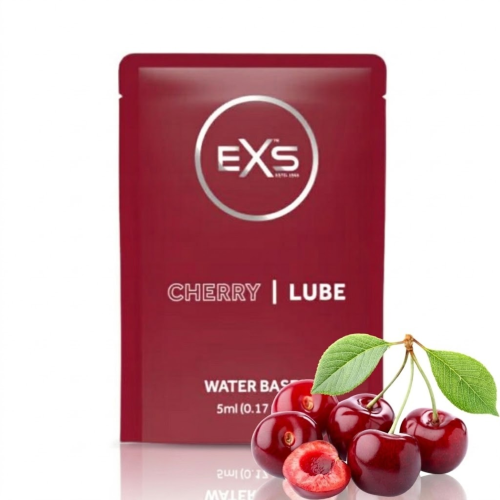 Żel intymny EXS Flavoured Cherry o smaku wiśniowym 5 ml