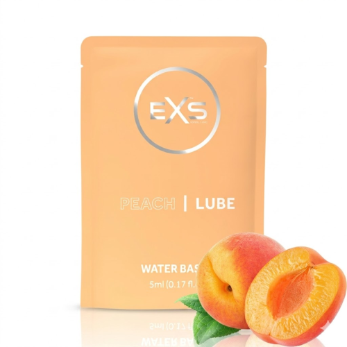 Żel intymny EXS Flavoured Peach o smaku brzoskwiniowym 5 ml