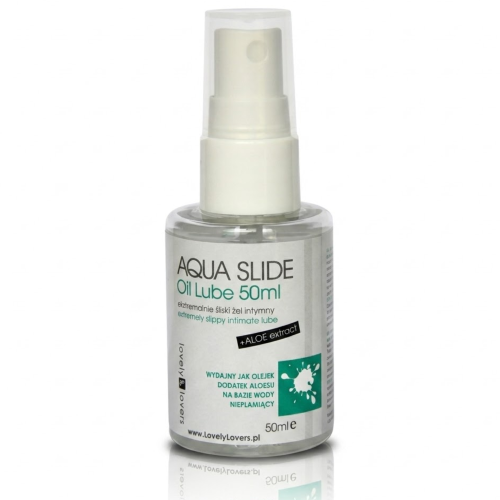 Żel intymny w sprayu z aloesem LOVELY LOVERS Aqua Slide Oil Lube 50ml