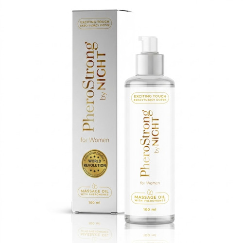 Olejek z feromonami do masażu damski PheroStrong By Night for Women 100 ml