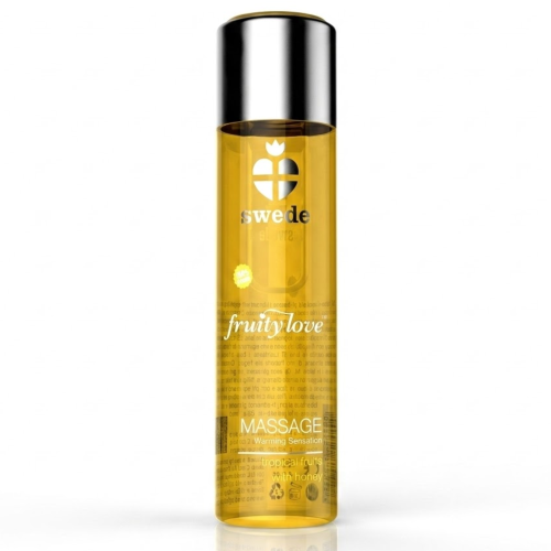 Swede Fruity Love rozgrzewający żel intymny do masażu owoce tropikalne 120 ml