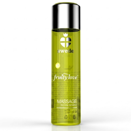 Swede Fruity Love rozgrzewający żel intymny do masażu wanilia z gruszką 60 ml