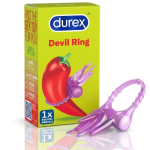 Durex Play Little Devil pierścień erekcyjny wibrujący z wypustkami