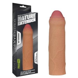 Nakładka na penisa przedłuża powiększa rozmiar LOVETOY Add 1" Nature Silikon Extender