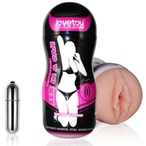 Masturbator z wibracją sztuczna pochwa LOVETOY Sex in a Can