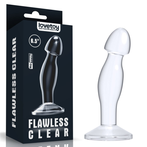 Korek analny Lovetoy Flawless Clear Prostate Plug 6.5" prostata punkt G 16 cm 1 szt.