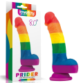 Dildo z przyssawką naturalny wygląd 20,5 cm 8.0"