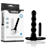 Korek analny z wypustkami masażer prostaty LOVETOY Vibrating Rock Balled Double Prober