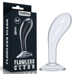 Korek analny szklany przeźroczyste masażer prostaty LOVETOY Flawless Clear Prostate Plug 6.0''