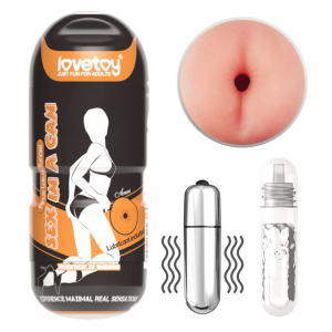 Wibrujący masturbator anus LOVETOY Sex in a Can
