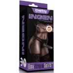 Lovetoy Easy Strap On Set 7.5'' Black