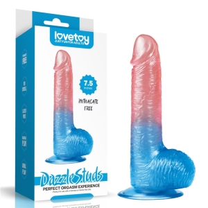Lovetoy dildo DAZZLE STUDS 7,5" (balls)