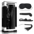 Lovetoy DELUXE BONDAGE KIT zestaw BDSM maska wibrator knebel i pejcz