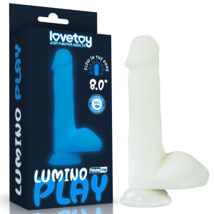 Dildo Lovetoy Lumino Play świecące w ciemności 8.0" 1szt.