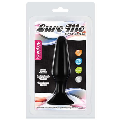 Korek analny Lovetoy Lure Me Silicone Anal Plug L 4.5" 1szt.