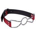 Knebel z otworem gag BDSM PASSION LABS Open Mouth Spider Ballgag Small Red