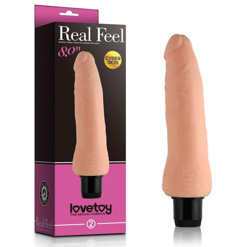 Lovetoy wibrator realistyczny REAL FEEL 8" Cyber Skin