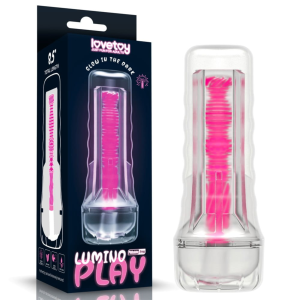 Lovetoy masturbator LUMINO PLAY MASTURBATOR - PINK GLOW 8.5"