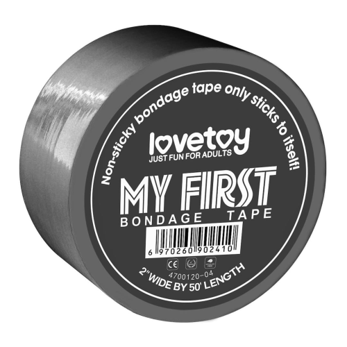 Taśma BDSM Lovetoy Bondage Tape do krępowania szara 1szt.