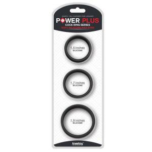 Lovetoy pierścień POWER PLUS COCKRING zestaw 3 szt.