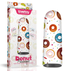 Wibrator Lovetoy Donut Massager mini masażer cichy USB wielofunkcyjny 1szt.