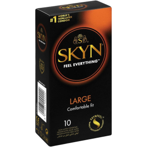 SKYN Large Prezerwatywy bez lateksu większy rozmiar XL 10 szt.
