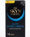 Skyn Elite Extra Lubrifié 14pc. (10+4 gratis)