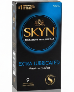 Akuel Skyn Extra Lubricated 9 preservativi