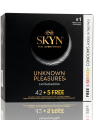 Prezerwatywy SKYN Unknown Pleasures+ Limited Edition 42 szt.+ (5 prezerwatyw Senses+ Gratis)