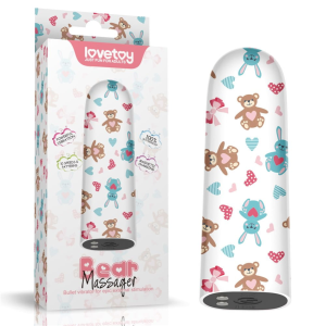 Wibrator Lovetoy Bear Massager mini masażer cichy USB wielofunkcyjny 1szt.