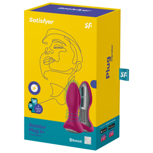 Satisfyer  wibrujący KOREK ANALNY plug z rotacją Rotator Plug 2+