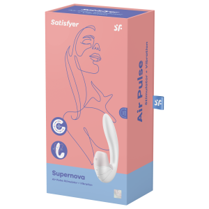 Satisfyer WIBRATOR stymulujący łechtaczkę elastyczny Supernowa