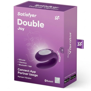 Satisfyer WIBRATOR masażer z aplikacją do podwójnej stymulacji Double Joy