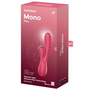 Satisfyer WIBRATOR z aplikacją STYMULUJĄCY PUNKT G i łechtaczkę  Mono Flex