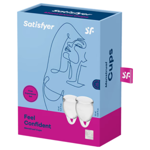 Satisfyer Kubeczki Menstruacyjne Ekologiczne Wielorazowe Środki Higieniczne 15ml 20 ml
