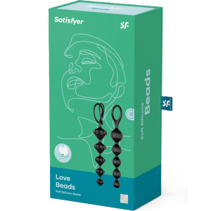 Satisfyer Korki analne Koraliki Kulki Silikonowe Potęgujące doznania LOVE BEADS