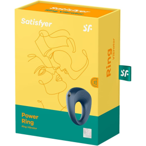 Satisfyer Pierścień erekcyjny wibrator Nakładka Doznannia dla Obojga POWER RING