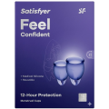 Kubeczki menstruacyjne Satisfyer Feel Confident silikonowe higieniczne 2 szt.