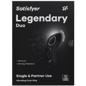 Satisfyer PIERŚCIEŃ EREKCYJNY z wibracjami stymulujący  Legendary Duo