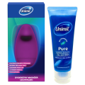 Unimil zestaw Clitoral Massager Wibrator stymulujący łechtaczkę i żel nawilżający 80 ml