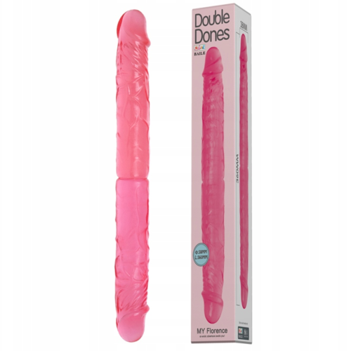 Dildo XXL żelowe do podwójnej stymulacji realistyczne 1 szt.