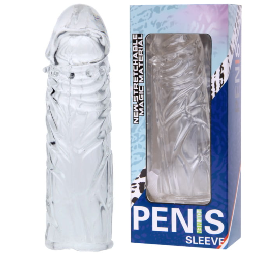 Nakładka na penisa Penis Sleeve 3 z żyłami stymulująca 1 szt.