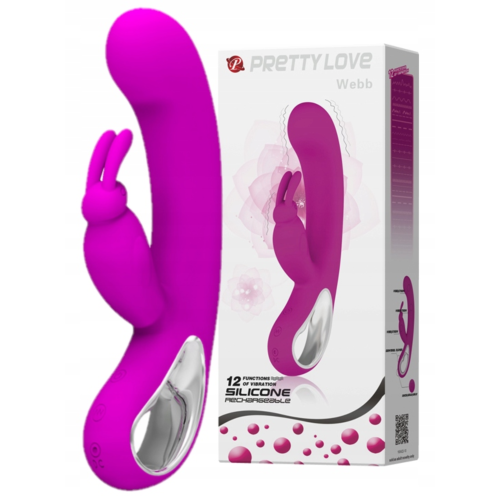 Wibrator Pretty Love Webb wielofunkcyjny stymulator łechtaczki 1 szt.