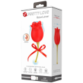 Masażer wibrator z funkcją lizania Pretty Love Rose Lover stymulacja 1szt.