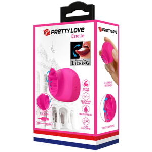 Masażer z funkcją lizania Pretty Love Estelle wibrujący stymulujący USB 1szt.
