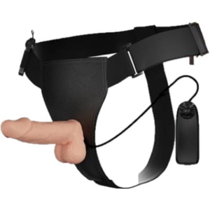 Strap-on Pretty Love Ultra Passionate Harness 7.6" z wibrującym dildo 1szt.