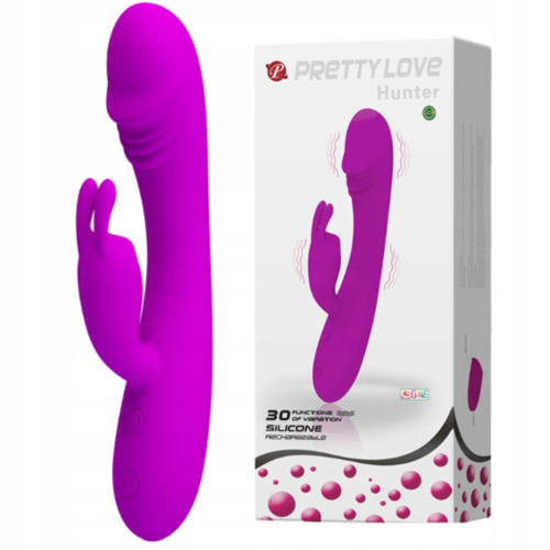 Wibrator Pretty Love Hunter wielofunkcyjny stymulator łechtaczki 1 szt.