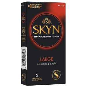 Prezerwatywy powiększone SKYN Large bez lateksu rozmiar XL 6 szt.