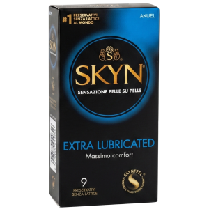 Prezerwatywy bez lateksu SKYN Extra Lubricated nawilżane 9 szt.