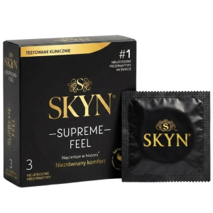 Prezerwatywy ultra cienkie SKYN Supreme Feel bez lateksu 3 szt.